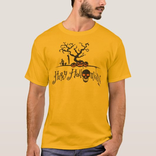 Graveyard Halloween Shirt (Voorkant)