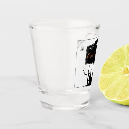 Graveyard Halloween Shot Glas (Links)