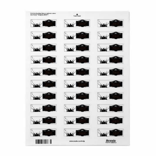 Graveyard Halloween | Wit Etiket (Full Sheet)