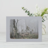 Graveyard Haunting Invitation Kaart (Staand voorkant)