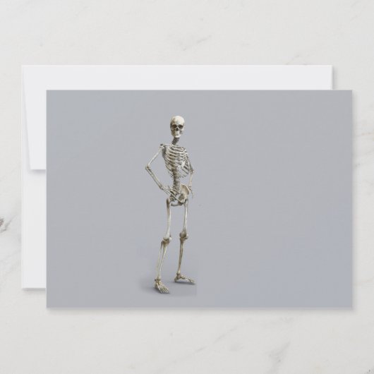 Graveyard Haunting Invitation Kaart (Achterkant)