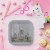 Graveyard Haunting Paper Bord (Feest)