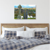 Graveyard Old Kilcullen Canvas Afdruk (Insitu (Slaapkamer))
