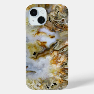 Graveyard Plume Agate Design iPhone 15 Case