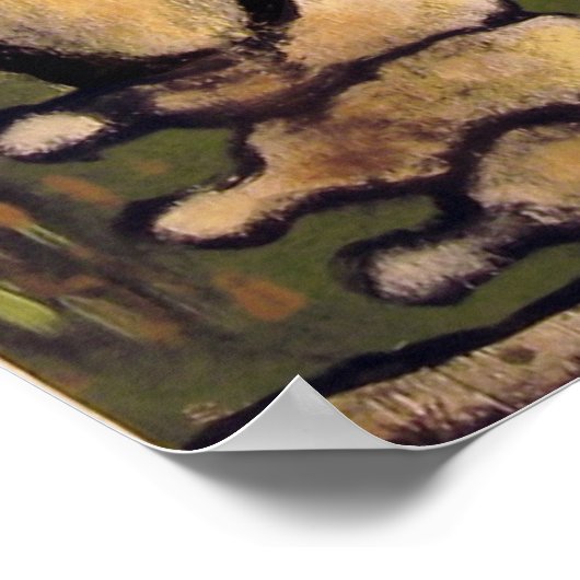 Graveyard Poet Poster van Angry Johnny (Hoek)