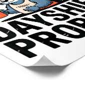 Graveyard Raccoon Funny Work Humor That Sounds Lik Poster (Hoek)