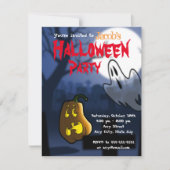 Graveyard Scare Halloween / Verjaardag Uitnodigen Kaart (Voorkant)