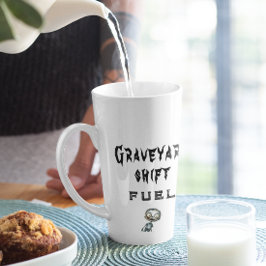 Graveyard Shift Fuel White Halloween Latte Mok