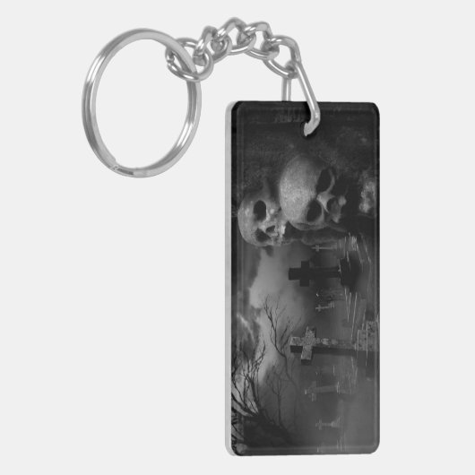Graveyard Shift - Gothic Graveyard Sleutelhanger (Voorkant Links)
