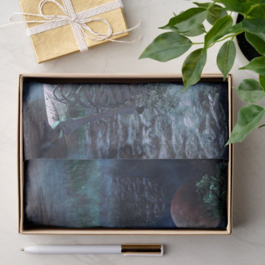 Graveyard skelet tissuepapier (Geschenk)