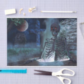 Graveyard skelet tissuepapier (Craft)