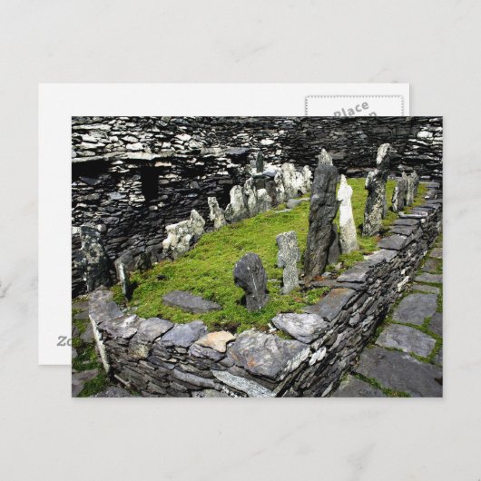 Graveyard Skellig Island Briefkaart (Voorkant / Achterkant)