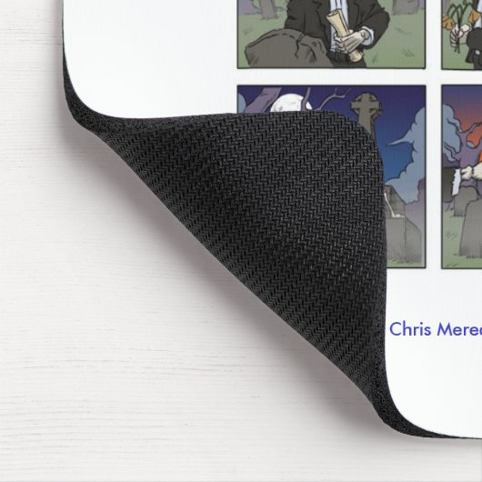 Graveyard Speed Dating Mouse Mat Muismat (Hoek)