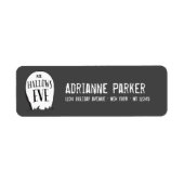 Graveyard Stories Halloween Party Etiket (Voorkant)