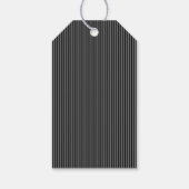 Graveyard Vows Black & Grey Gothic Wedding Cadeaulabel (Achterkant)