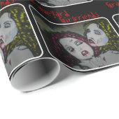 "Graveyard-Vriendinnen op glanzend wrapppapier Cadeaupapier (Rol Hoek)