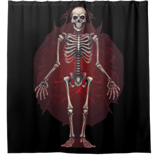 Graveyard Whispers Douchegordijn (Voorkant)