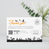 Graveyard Witchy & Wonderful Halloween Bedankt (Staand voorkant)