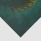 Graveyard Zombie onder volle maan | Gothic Undead Tissuepapier (Detail)