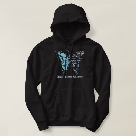 Graveziekte Ik ben het Storm Hoodie (Design voorkant)