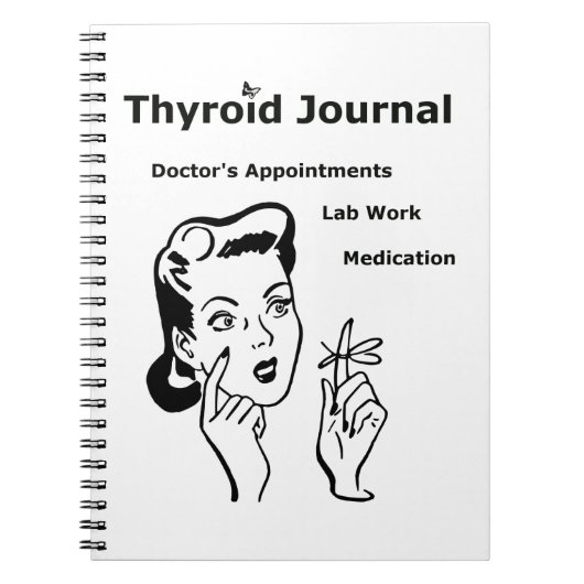 Graveziekte Schildklierblad Notitieboek (Voorkant)