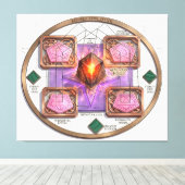 Gravi-CAPA: Aetheric Dimensional Drive System Canvas Afdruk (Insitu (Houten vloer))