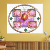 Gravi-CAPA: Aetherisch Dimensionaal Aandrijvingssy Canvas Afdruk (Insitu (Woonkamer))