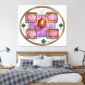Gravi-CAPA: Aetherisch Dimensionaal Aandrijvingssy Canvas Afdruk (Insitu (Slaapkamer))