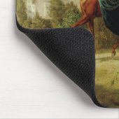 Gravin te Paard (elegant bruin paard) Muismat (Hoek)