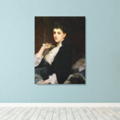 Gravin van Airlie Canvas Afdruk (Insitu (Houten vloer))