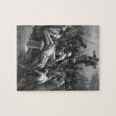 Graving Jesus Crucifixion 1866 door Gustave Dore Legpuzzel (Horizontaal)