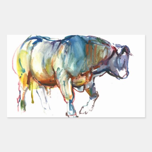 Gravitas 2010 rechthoekige sticker (Voorkant)