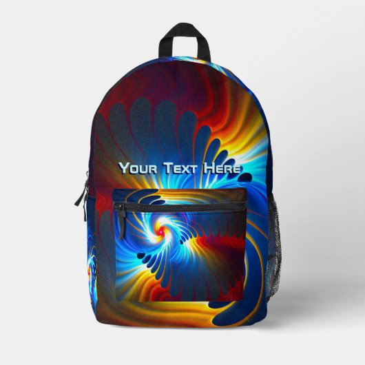 Gravitatievloeistof Bedrukte Rugzak (Voorkant)