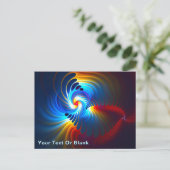 Gravitatievloeistof Briefkaart (Staand voorkant)