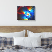 Gravitatievloeistof Canvas Afdruk (Insitu (Slaapkamer))