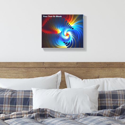 Gravitatievloeistof Canvas Afdruk (Insitu (Slaapkamer))