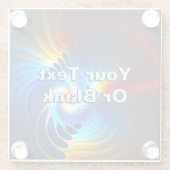 Gravitatievloeistof Glazen Onderzetter (Achterkant)