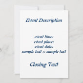 Gravitatievloeistof Kaart (Achterkant)