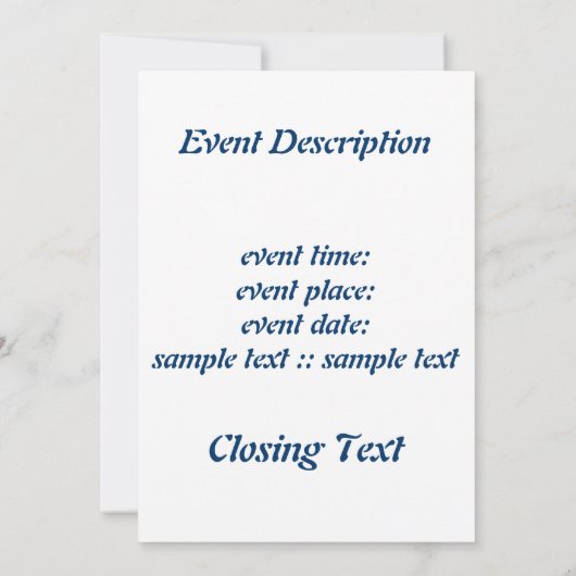 Gravitatievloeistof Kaart (Achterkant)