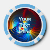 Gravitatievloeistof Poker Chips (Achterkant)