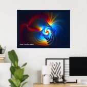 Gravitatievloeistof Poster (Thuiskantoor)