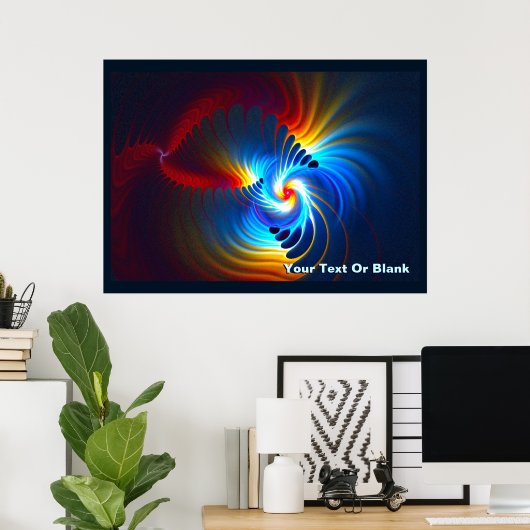 Gravitatievloeistof Poster (Thuiskantoor)