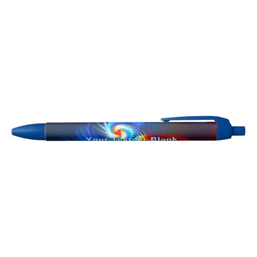 Gravitational Blueshift Zwarte Inkt Pen (Bovenkant)