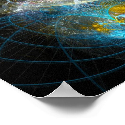 Graviteitsraster (10x8) poster (Hoek)