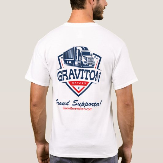 Graviton Motors Proud Support T-Shirt (Achterkant)