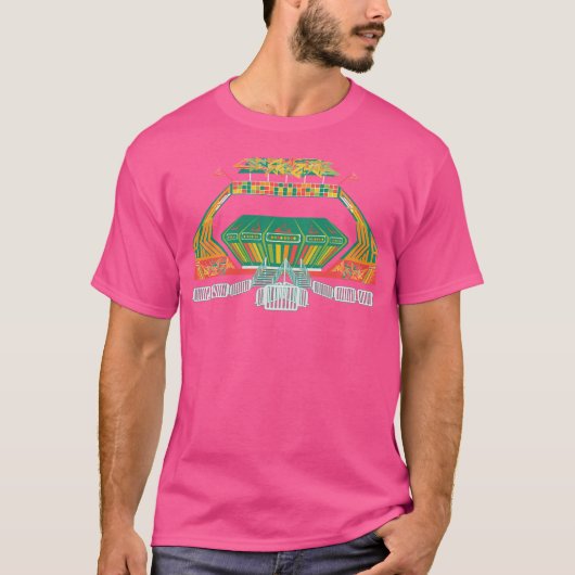 Gravitron - gesimuleerde ruimtevaart G-Force T-shirt (Voorkant)