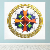 Gravity Anchor Canvas Afdruk (Insitu (Houten vloer))