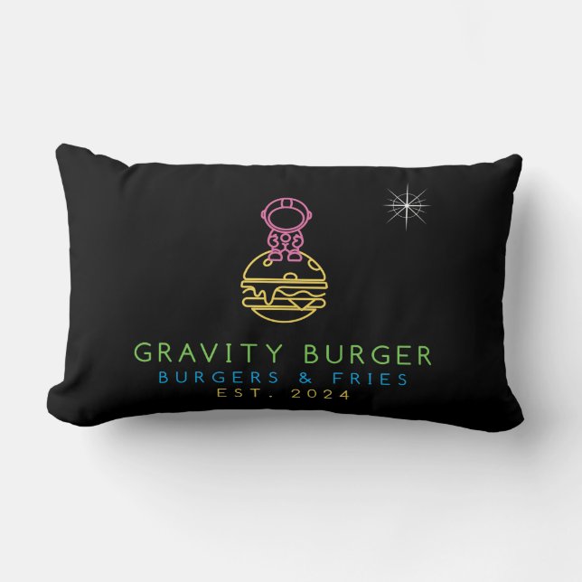 Gravity Burger Pillow Kussen (Voorkant)