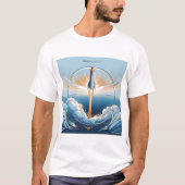 Gravity Defying Rocket T-shirt (Voorkant)