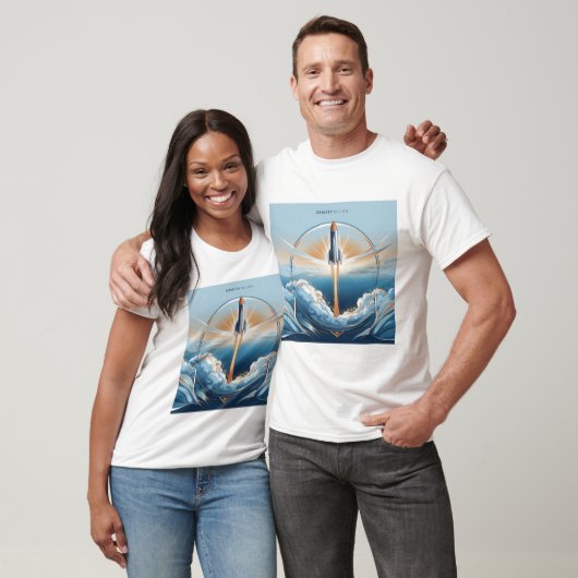 Gravity Defying Rocket T-shirt (Unisex)